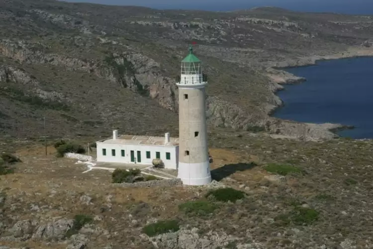 Kythera: The impressive Lighthouse of Moudariou and the idyllic sunset