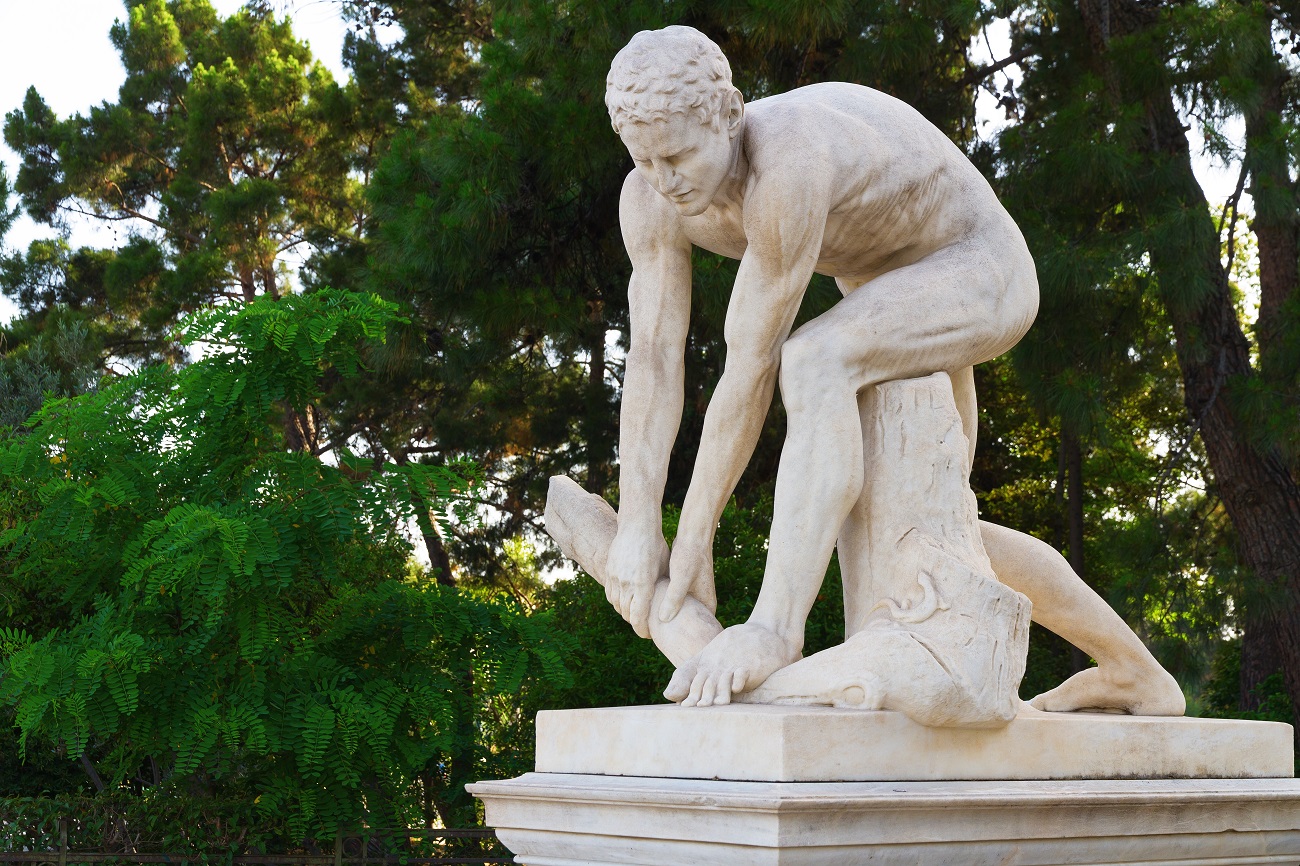 Άγαλμα Ξυλοθραύστης στην Αθήνα
