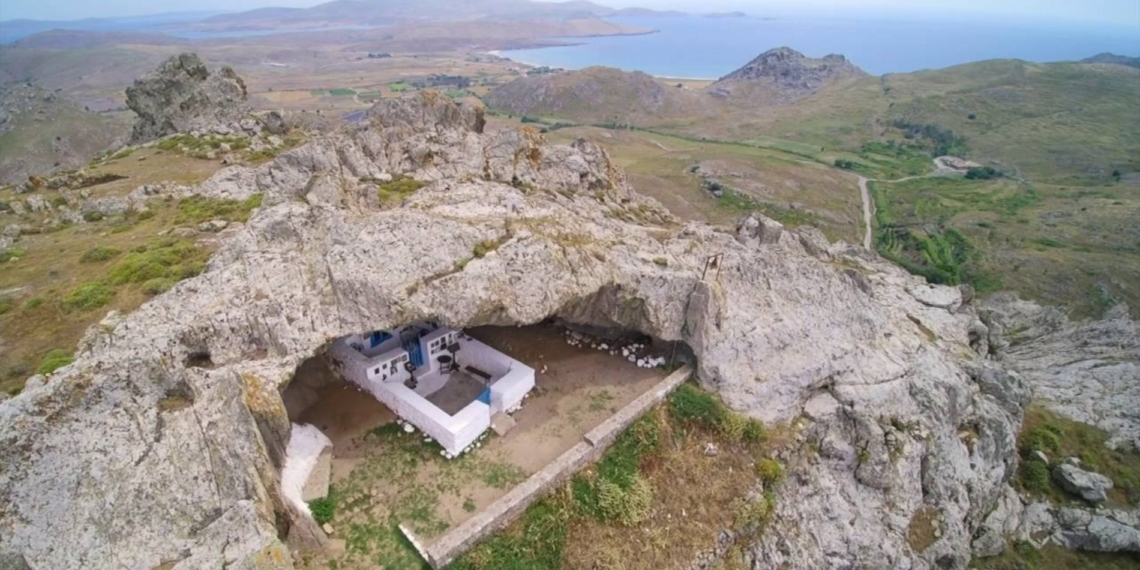 The only chapel in Greece that is without a roof