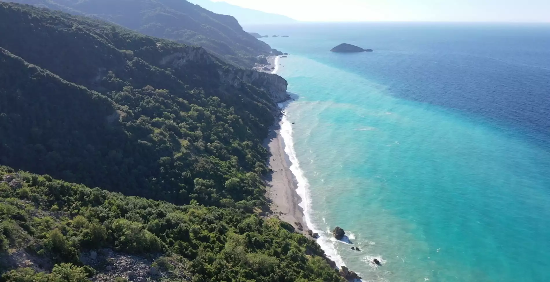 Hiliada beaches Evia