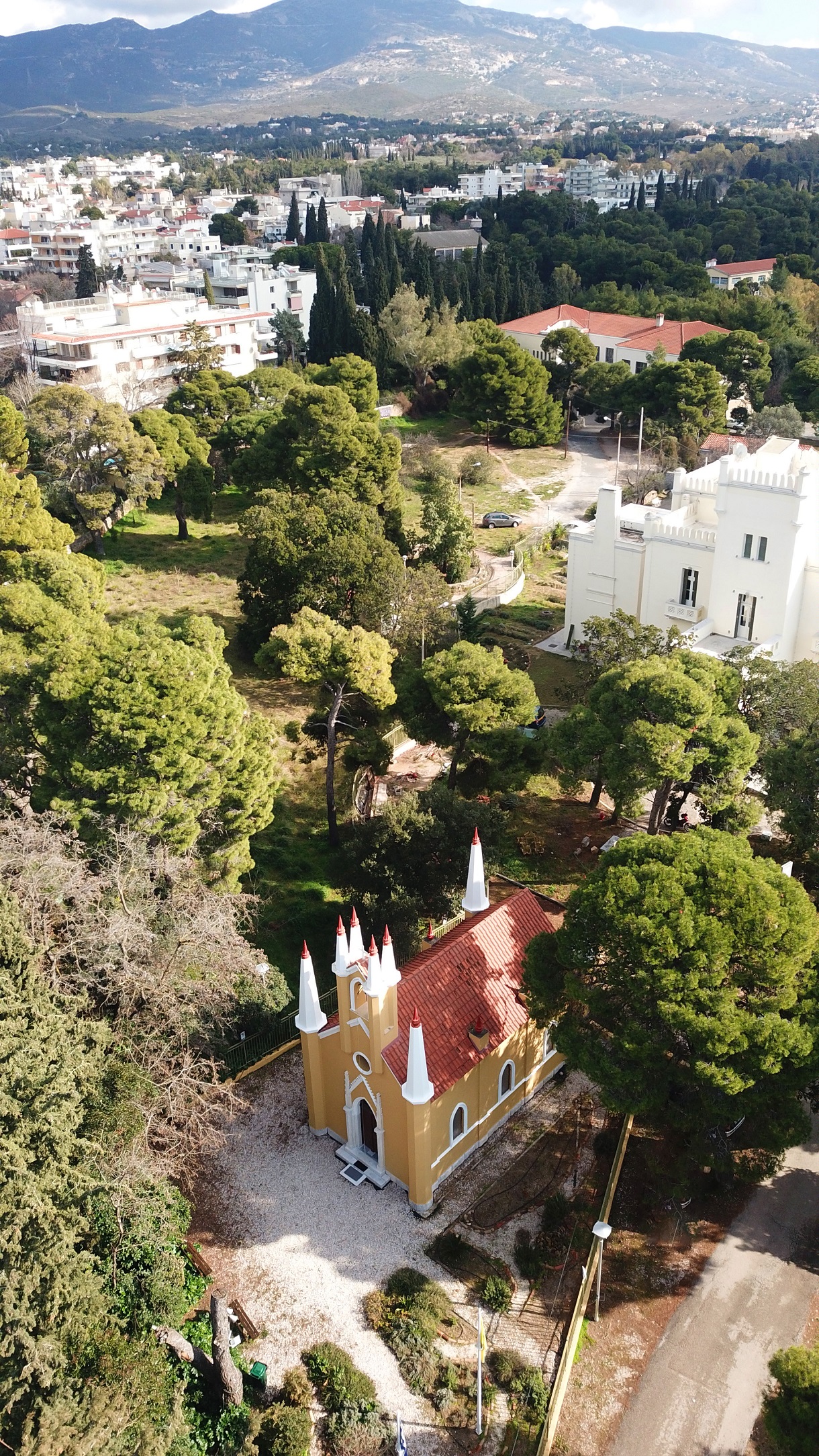 Villa Syggrou - Agios Andreas church
