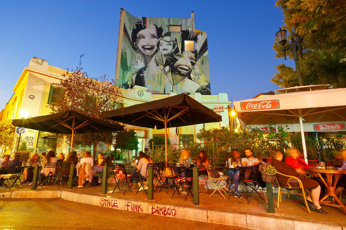 Ψυρρή - Αθήνα: Διασκέδαση τη νύχτα