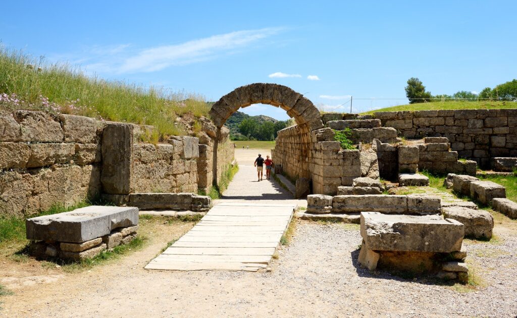 Αρχαία Ολυμπία: Η είσοδοσ στο Στάδιο