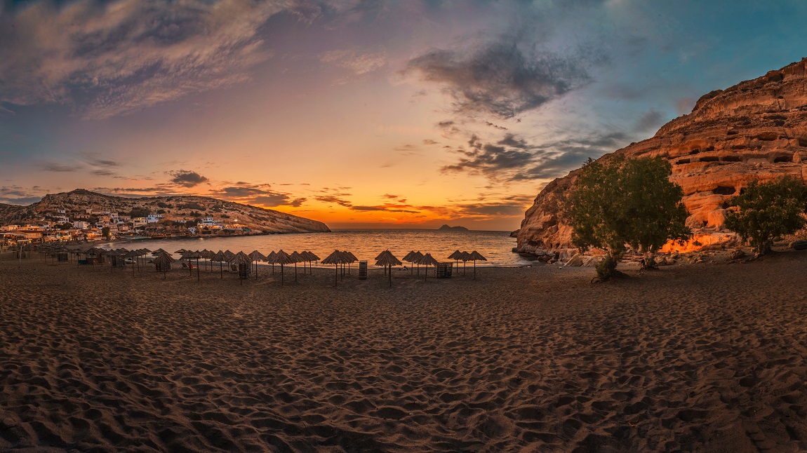παραλία Μάταλα - Κρήτη