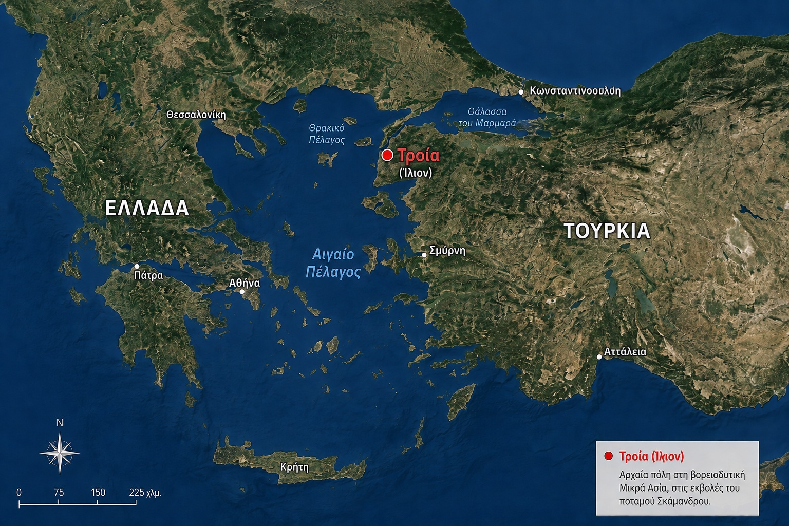 Πού ήταν η Τροία, πού στρατοπεδεύσαν οι Έλληνες - Αχαιοί
